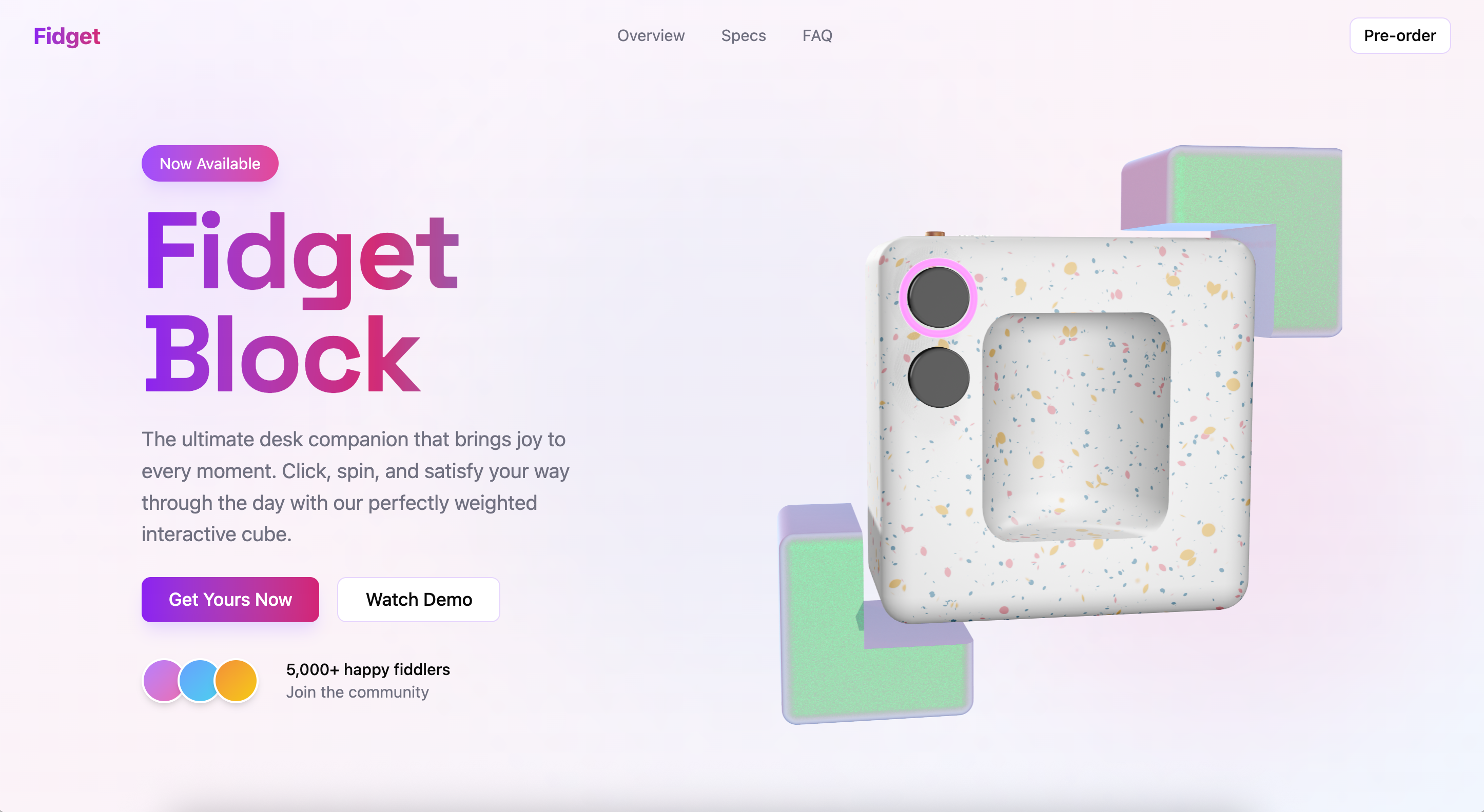 Fidget Block