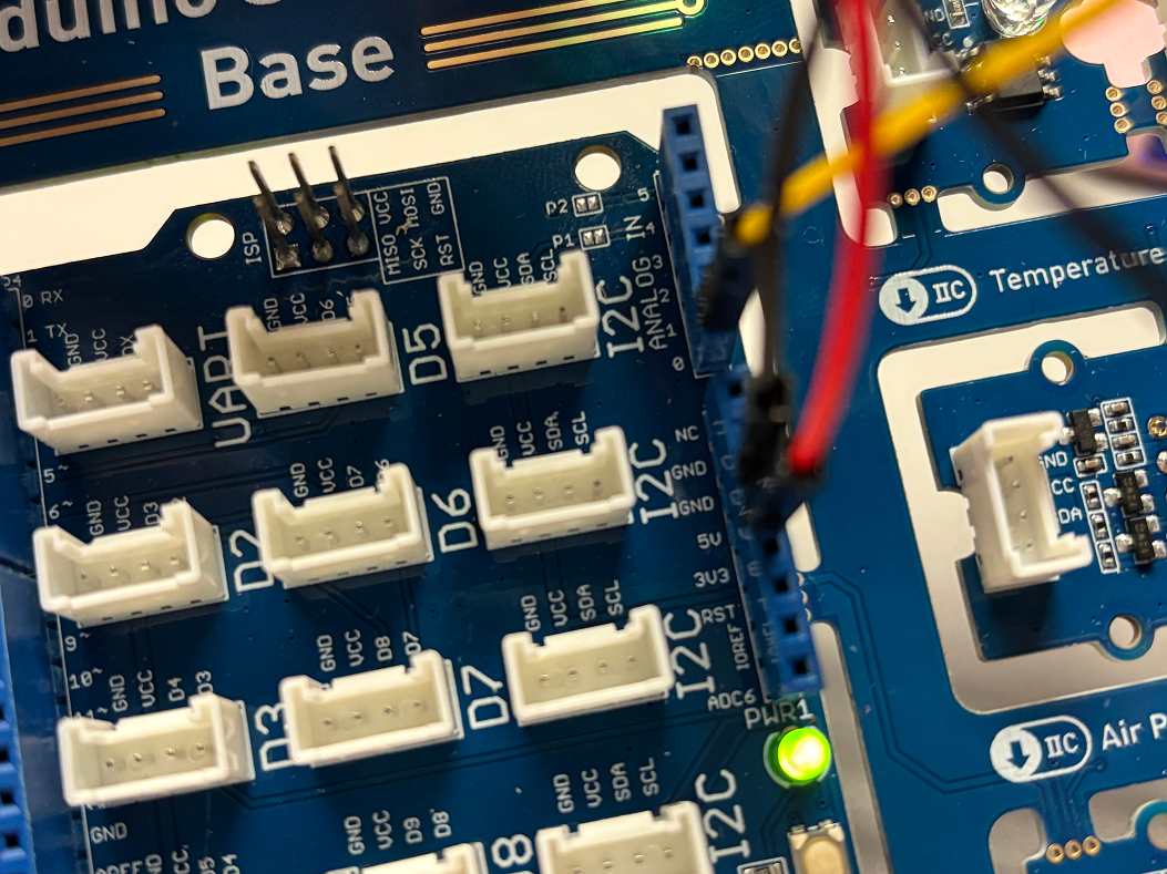 My groupmate Emily and I got in the habit of taking close-up photos of our wiring for easy reference. My goal in the future, however, is to get in the habit of creating proper circuit diagrams so that other group members could easily replicate our wirings if needed.
